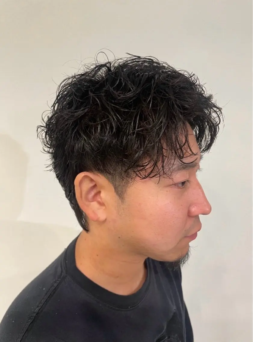 メンズ 三田 真穂のヘアスタイル