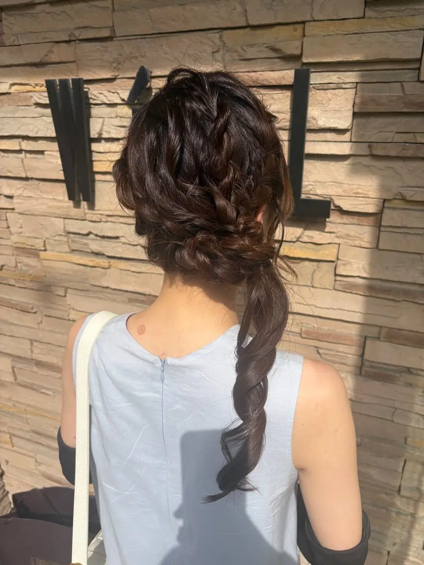 ヘアアレンジ ヘアセット 武内 莉子☆*:.｡のヘアスタイル