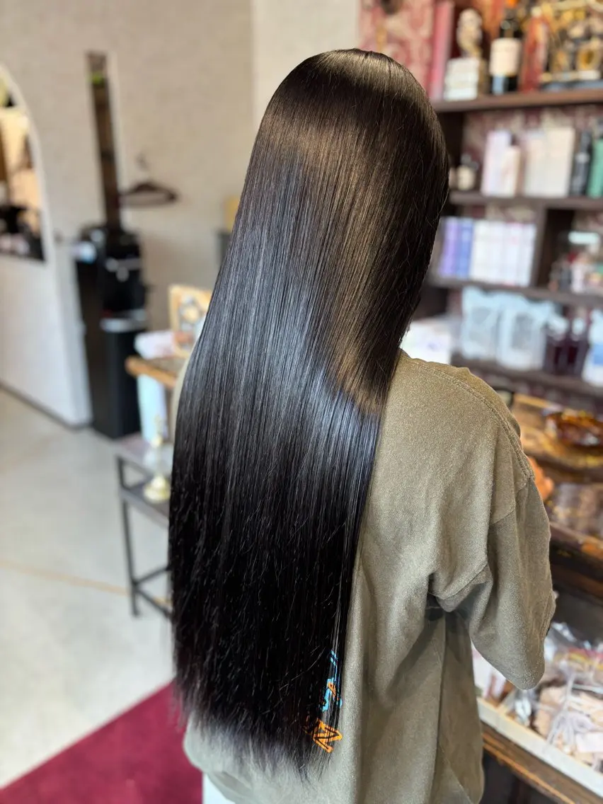 ロング カラー 縮毛矯正 Barocco 🎀ヒメ🎀(19)のヘアスタイル