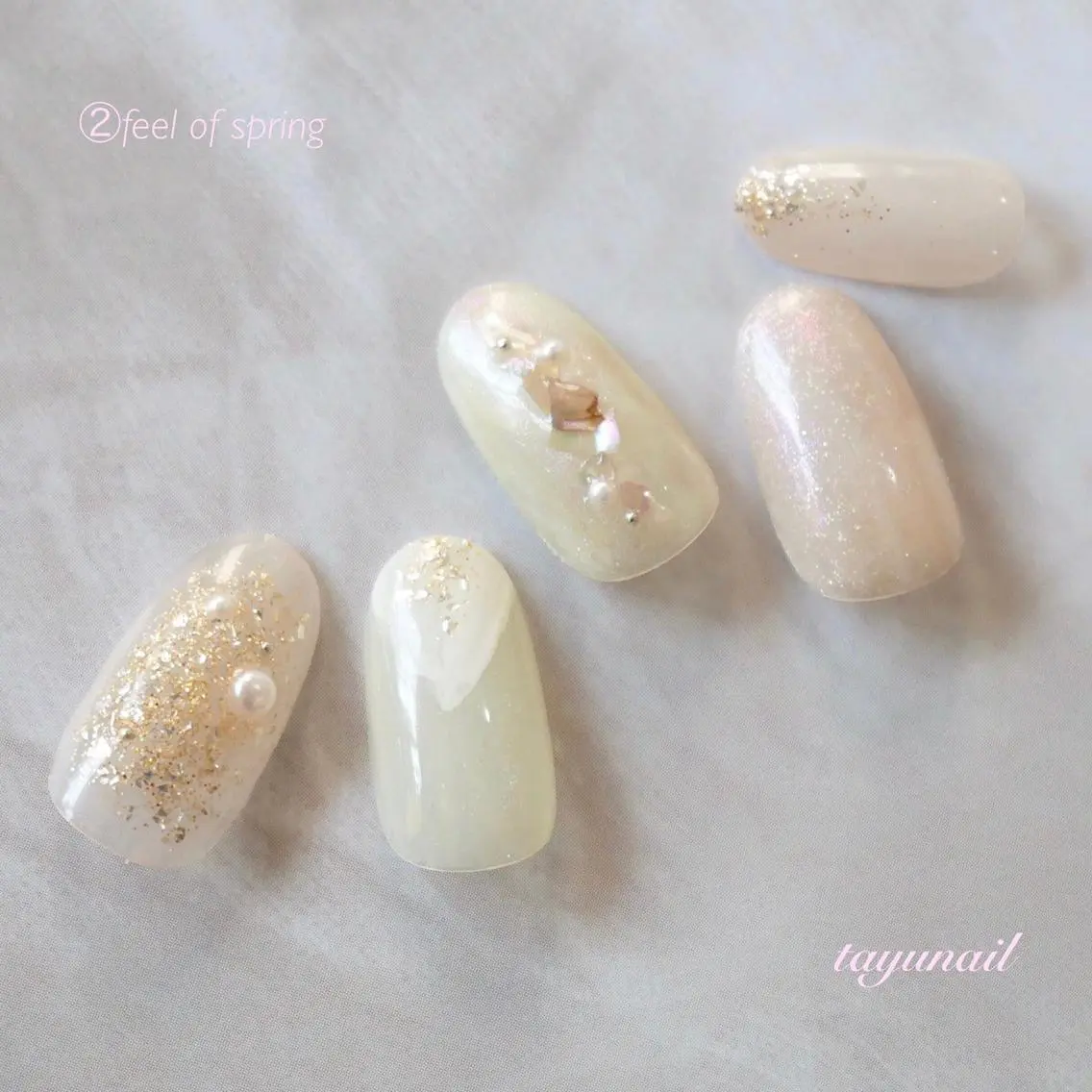 ネイル アートネイル ブルー フットネイル ニュアンスネイル 春ネイル ネイルサロン 【たゆnail】のネイルデザイン