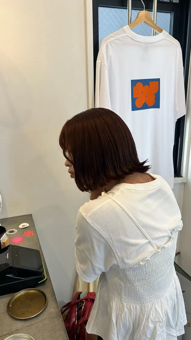 ショート カラー かえで👗 レイヤー/ボブのヘアスタイル