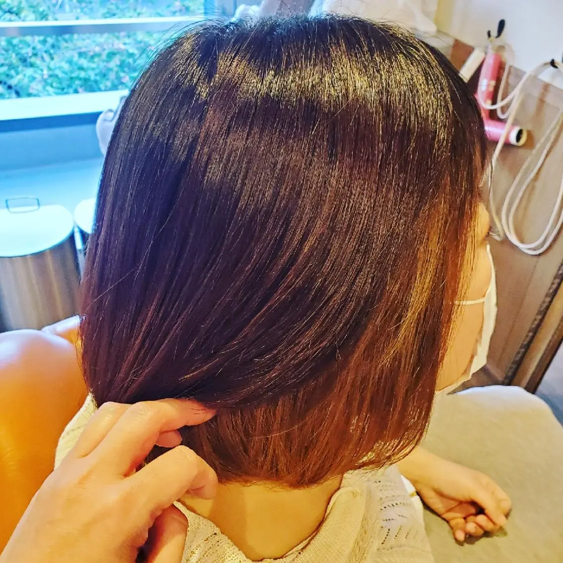 ショート 外国人風カラー 縮毛矯正 トリートメント カット 縮毛矯正 spa hair ark 富井直美のヘアスタイル