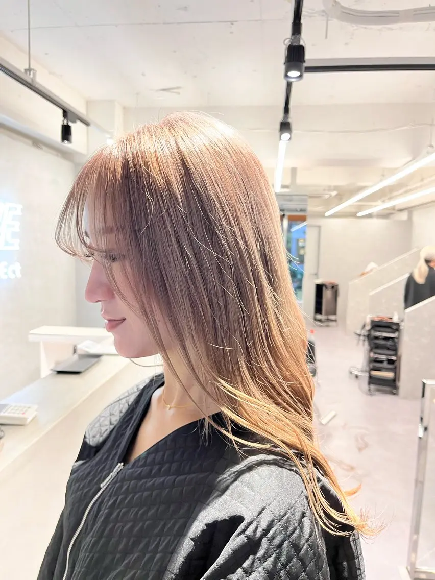 ミディアム カラー ブリーチ デザインカラー ダブルカラー ハイトーンカラー インナーカラー ヘアカラー デザインカラー 小西勇次のヘアスタイル