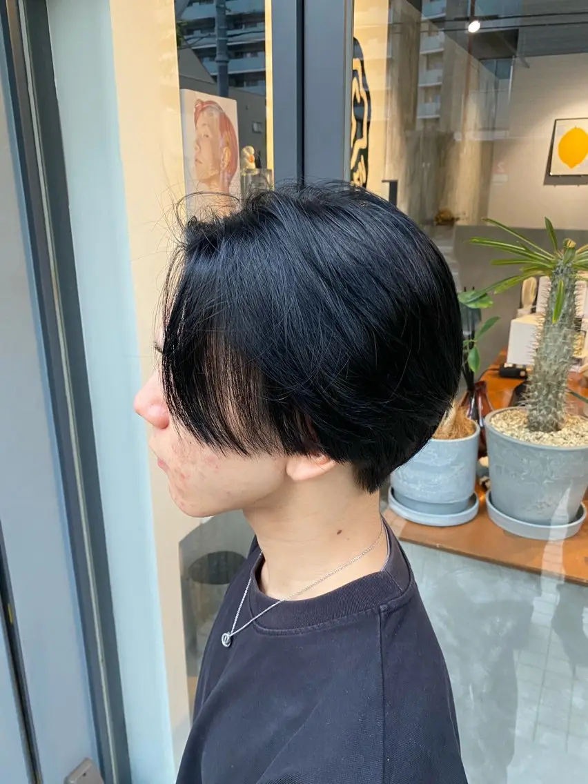 カラー 黒髪 ブリーチ 藤が丘/メンズ特化 /FUKIのヘアスタイル