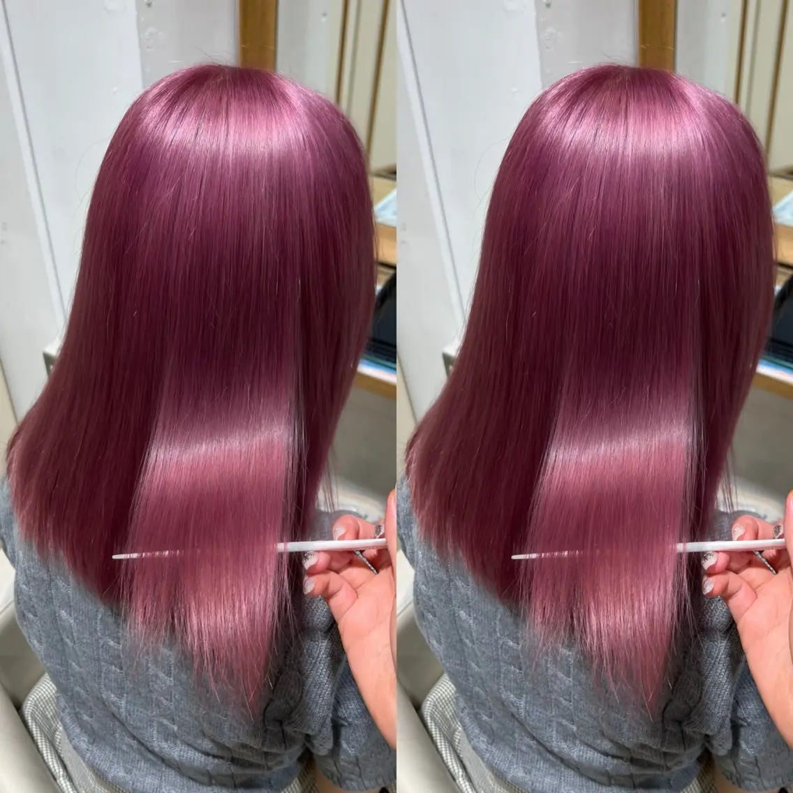 ロング カラー モデル募集 セイノチヒロのヘアスタイル