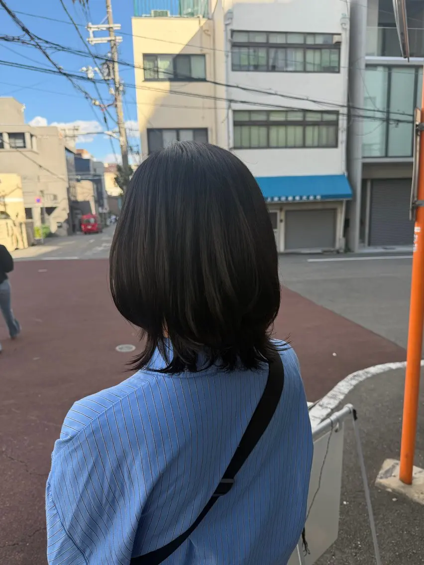 ミディアム ヘアカラー 柿本ひな / カラーモデル様募集中のヘアスタイル