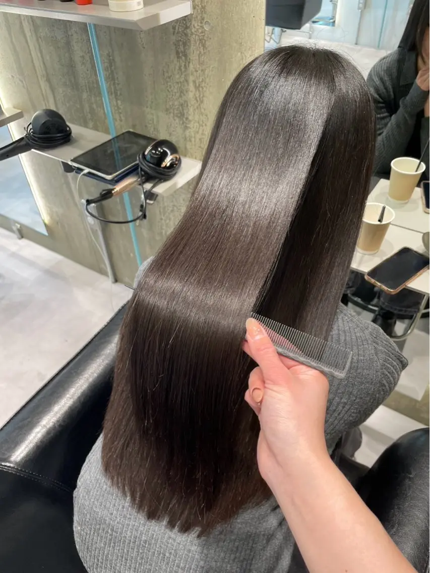 ロング 髪質改善 トリートメント Lino nanaのヘアスタイル