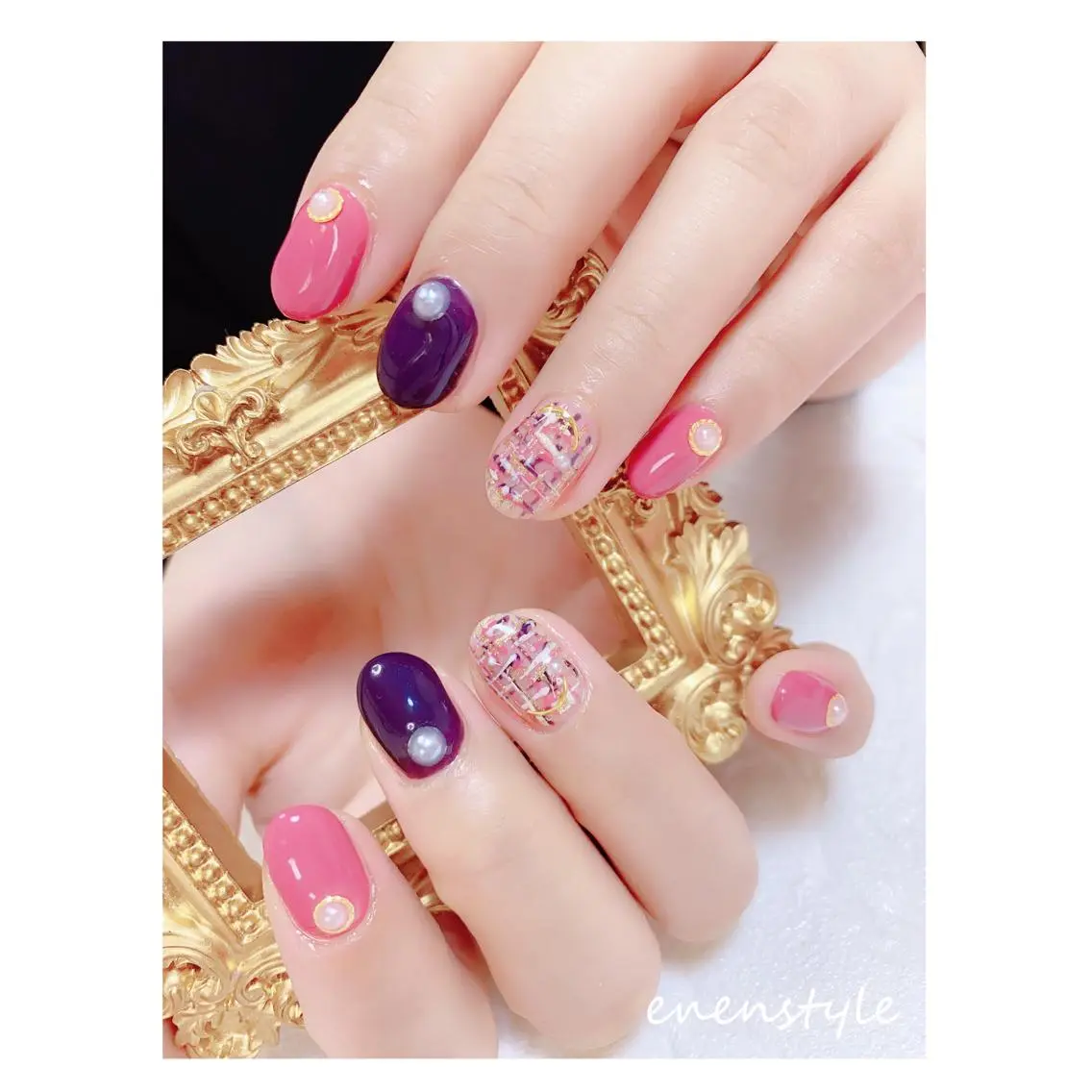 ショート ネイル ジェルネイル ニュアンスネイル オフィスネイル ワンカラーネイル パラジェル ハンドネイル 🐾enen style 🐾のネイルデザイン