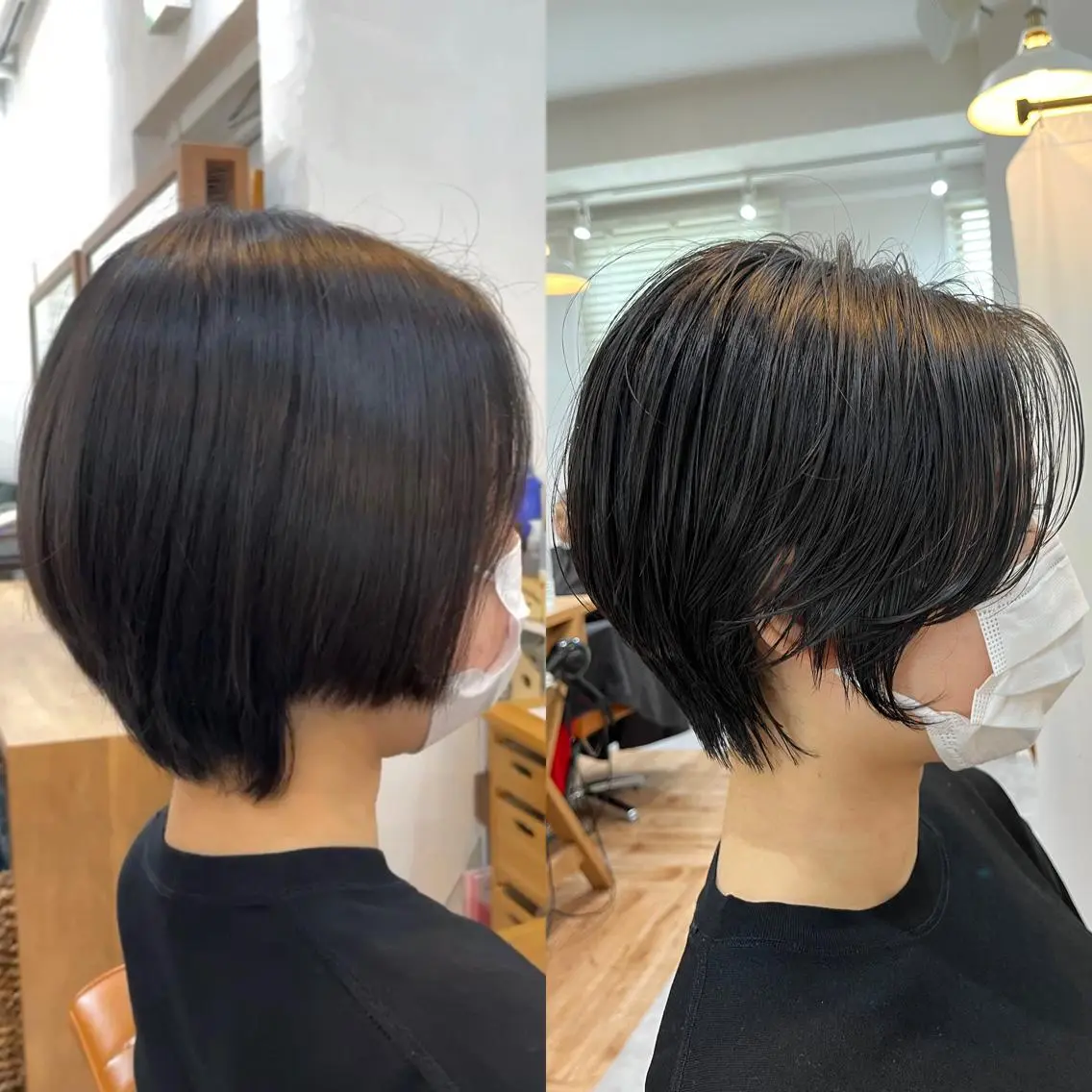 ショート ショートボブ 丸みショート ボブ くびれヘア ショートヘア 襟足でお悩みの方✂︎ くびれ職人ハシモトのヘアスタイル