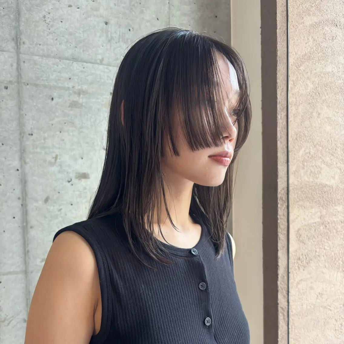 ミディアム カット ヘアカラー トリートメント 透明感カラー 人気NO.1MIYUのヘアスタイル