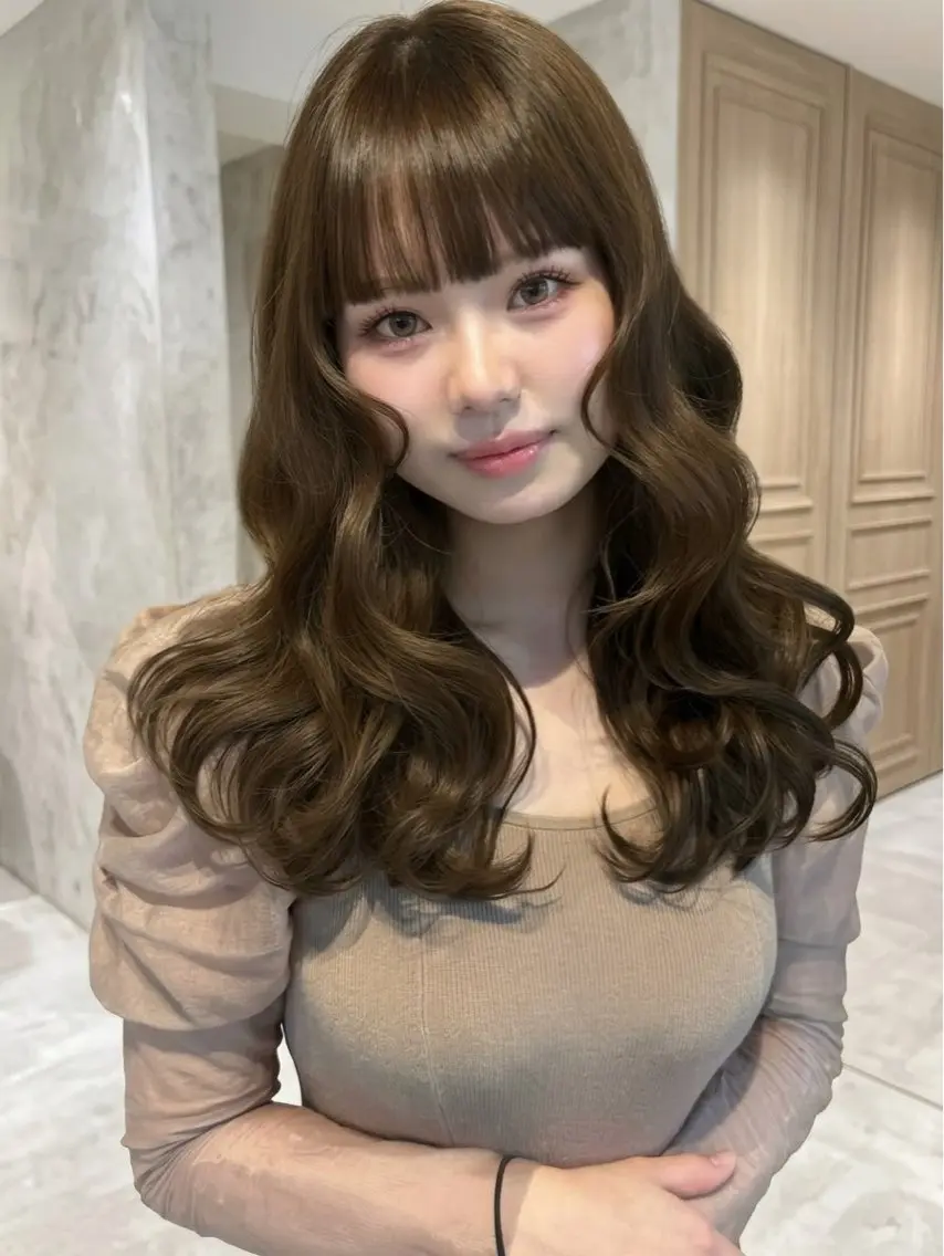 ロング カラー ヘアアレンジ 🩰艶髪ワンカラー／ 大宮/はるあ🩰🏹のヘアスタイル