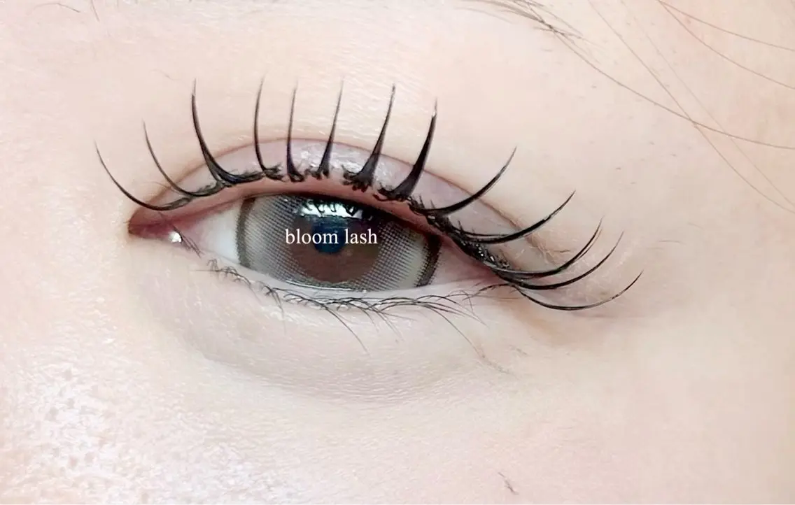 マツエク・マツパ Cカール セクシー bloom lash 丸山恵梨のマツエク・マツパデザイン
