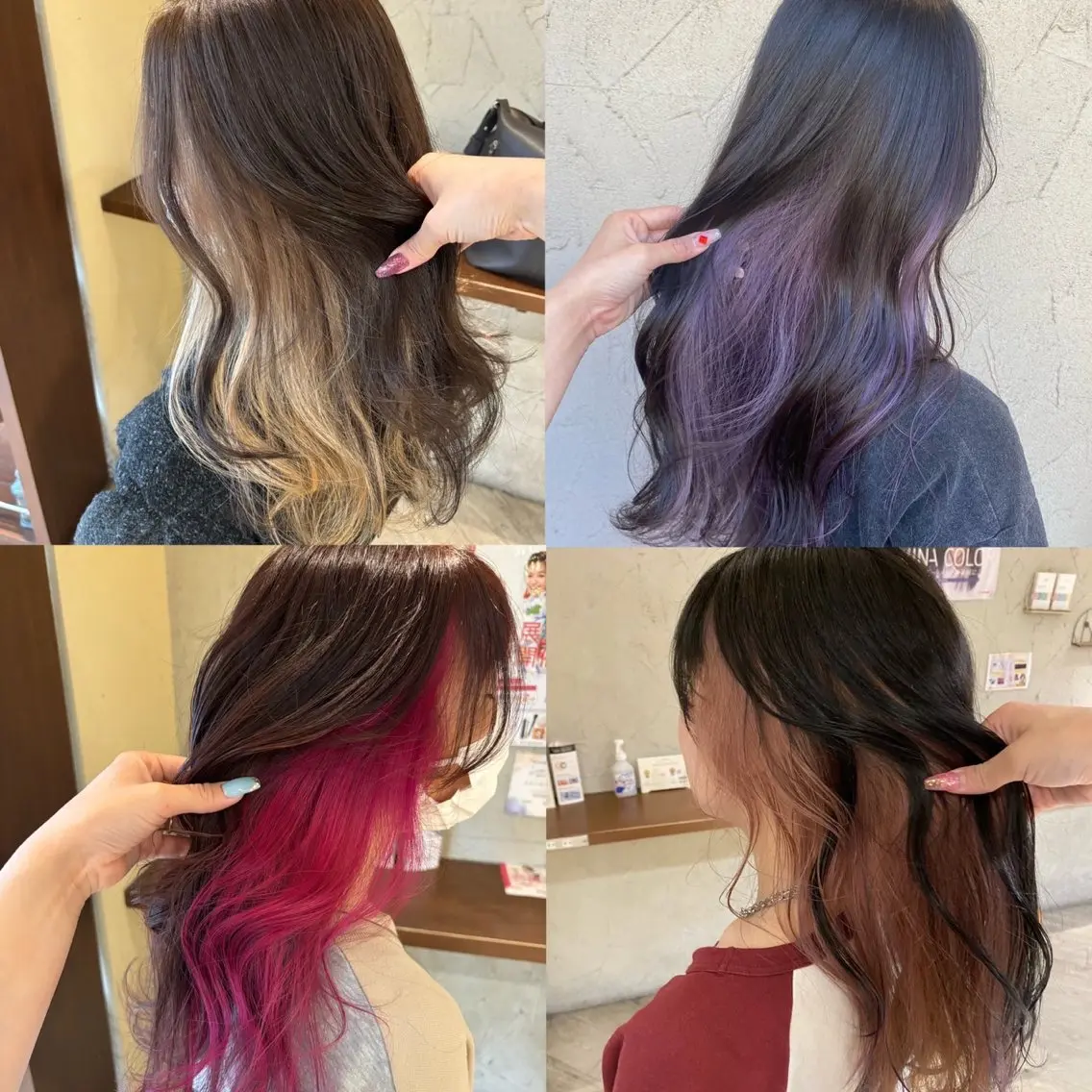 🎀デザインカラー🎀➕ヘアパック🎀の写真