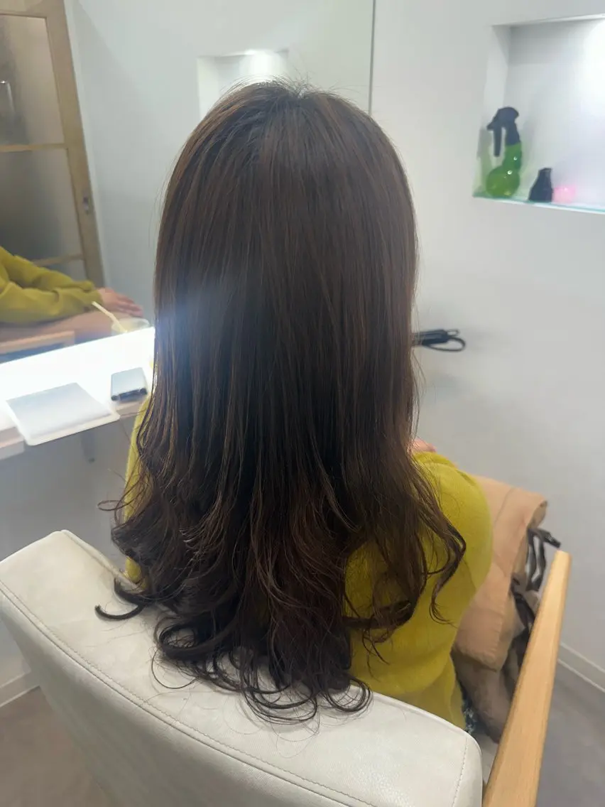 ロング トリートメント カット ヘアカラー トリートメント 甲斐 飛鳥のヘアスタイル