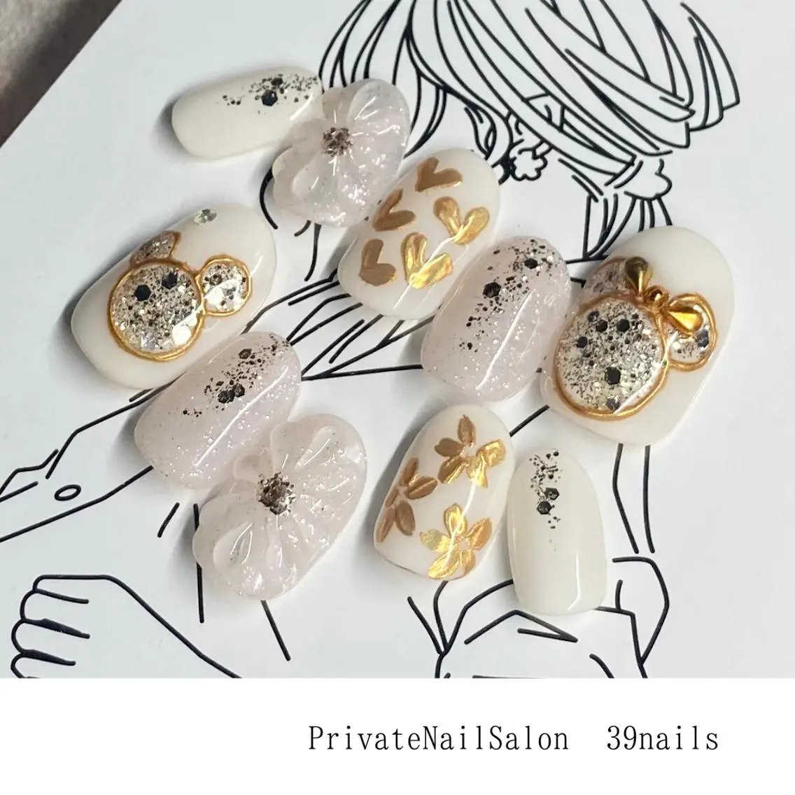 ネイル 39-nails EharaMikuのネイルデザイン