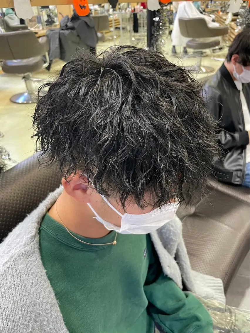 ショート パーマ 🫧カット/パーマ /ネイル/かりん🫧のヘアスタイル
