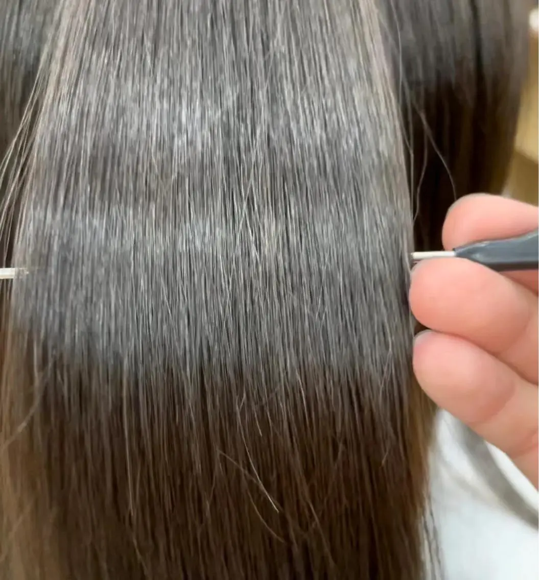ロング 中顔面短縮 顔まわり新田大翔のヘアスタイル