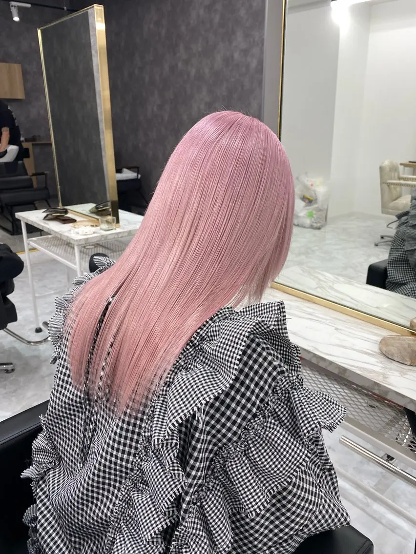 セミロング カラー ヘアアレンジ 𝐠𝐢𝐫𝐥𝐲 𝐦𝐨𝐝𝐞🖤のヘアスタイル