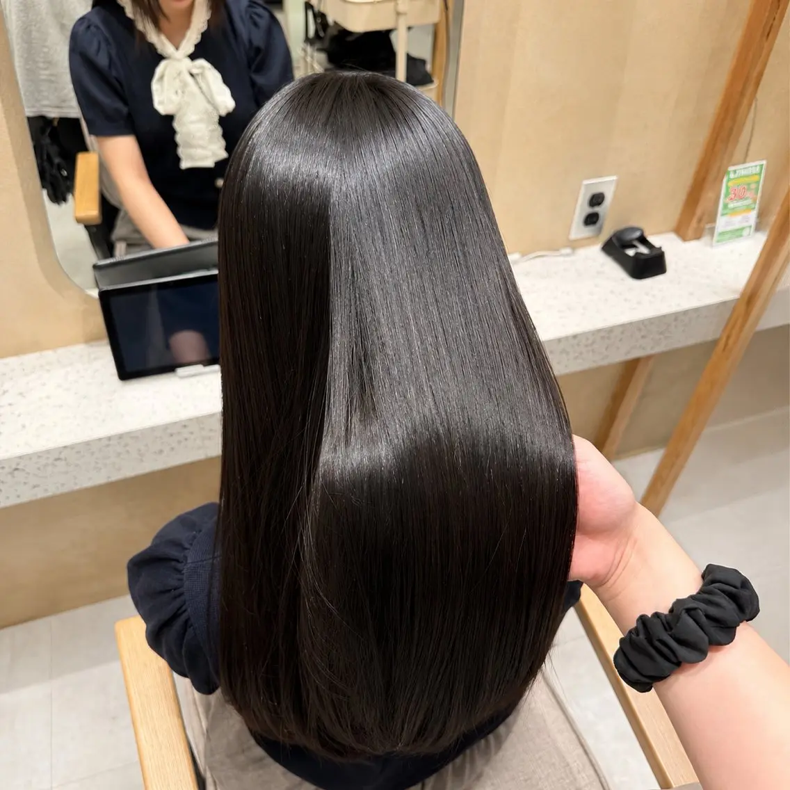 ロング カット 縮毛矯正 いがらし ふうらのヘアスタイル