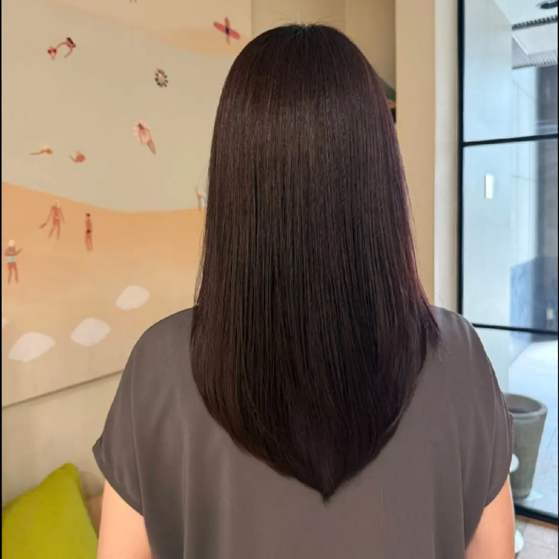 カラー ヘアカラー トリートメント 井口 葉月樹のヘアスタイル
