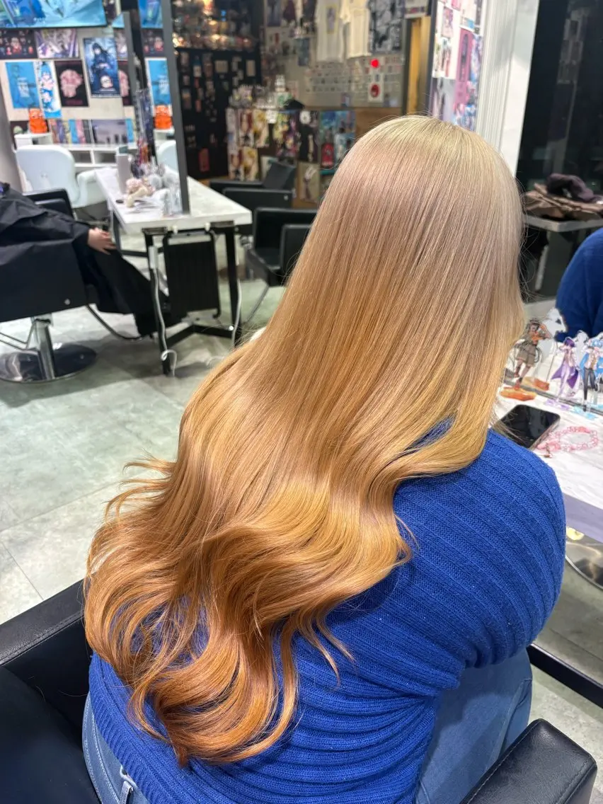 ロング カラー ヘアカラー トリートメント 推しカラー/ ミクのヘアスタイル