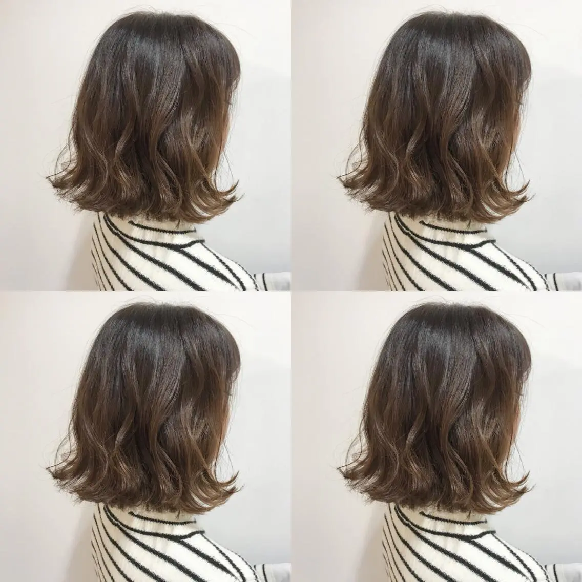 ミディアム カラー カット ヘアカラー パーマ トリートメント 嶋佐 昌大 シマサマオのヘアスタイル