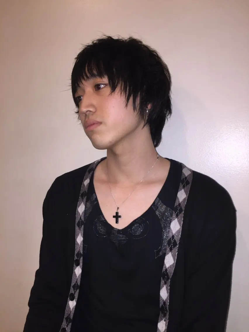 💎メンズカット💎 ウルフカット[バリカン,刈り上げ無し]の写真
