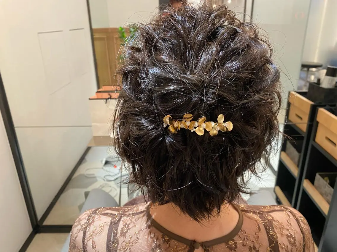 ショート ヘアアレンジ 伸ばしかけ ショートヘア 🌈🌸あおき みちる🌟💗のヘアスタイル