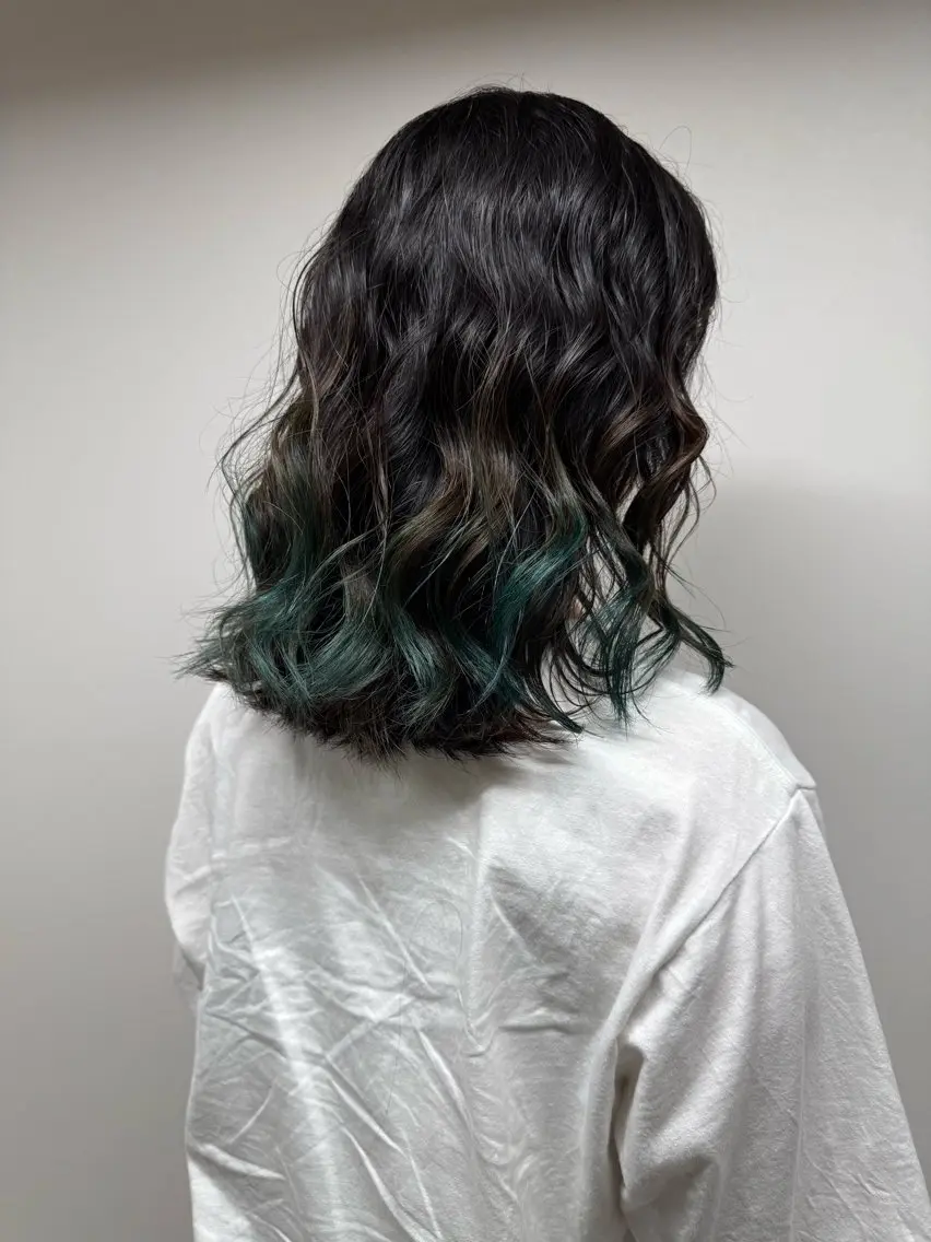 ミディアム カラー ブリーチ 木村 響のヘアスタイル
