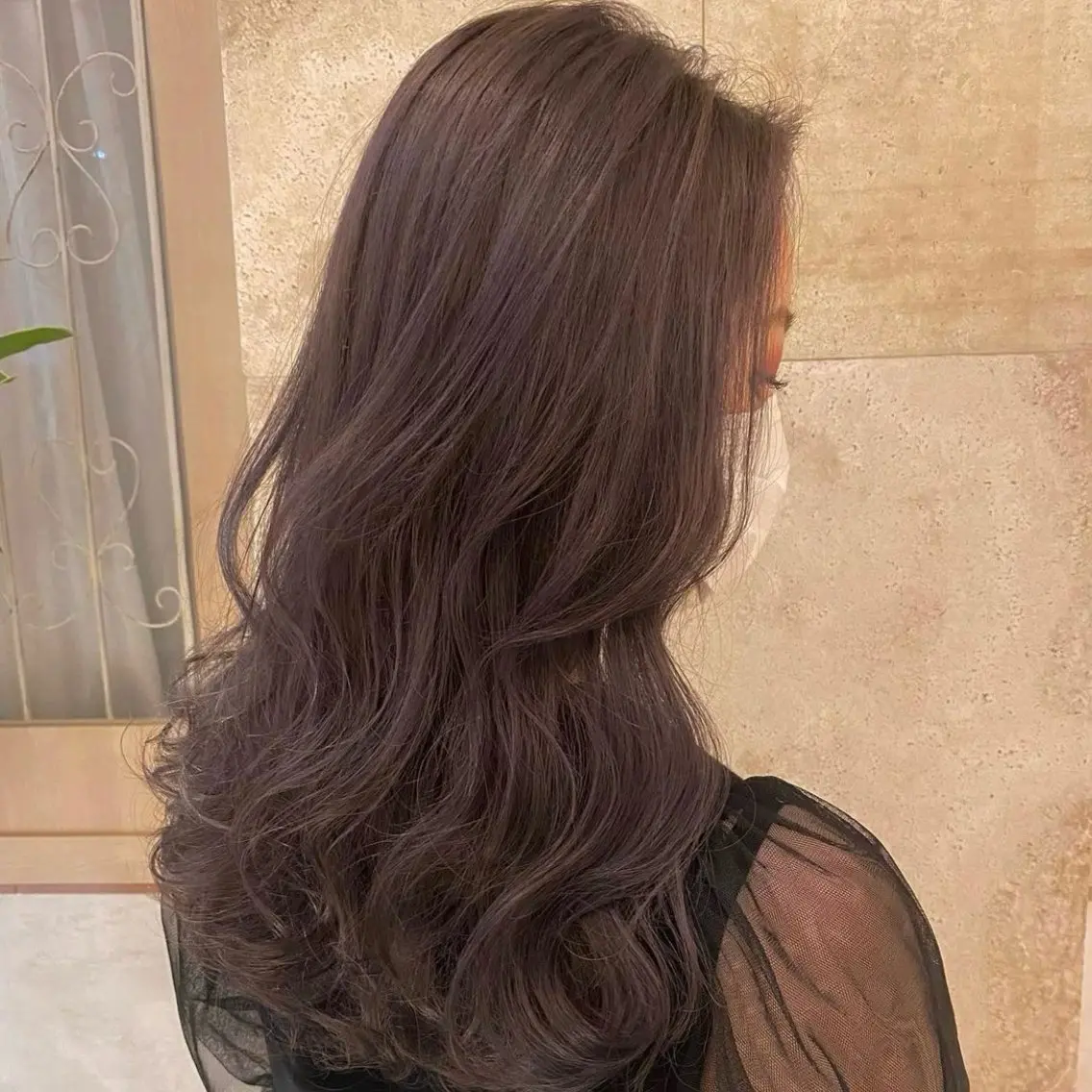 セミロング カラー 透明感カラー グレージュ ラベンダーカラー ラベンダーグレージュ ラベンダーグレー ヘアカラー トリートメント ブリーチなし/暖色/ 透明感/ririkaのヘアスタイル