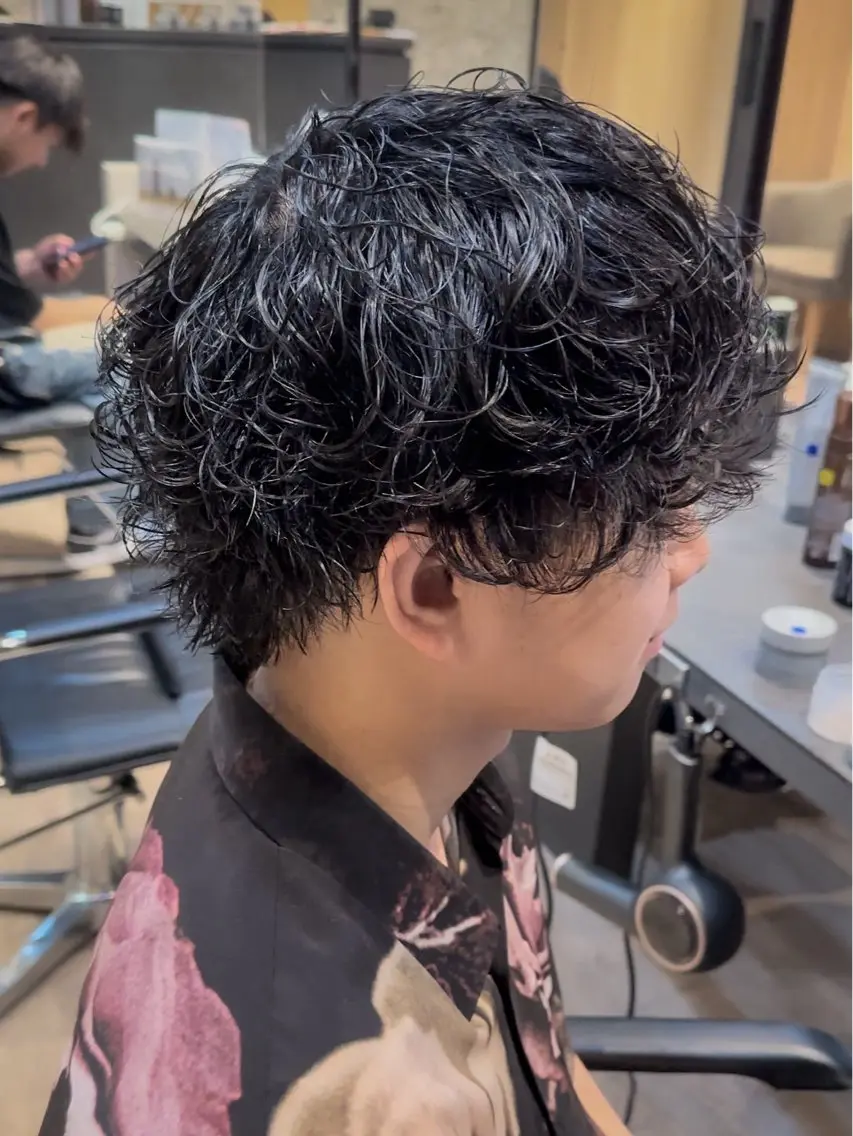 メンズ メンズパーマ 坂口 駿平のヘアスタイル