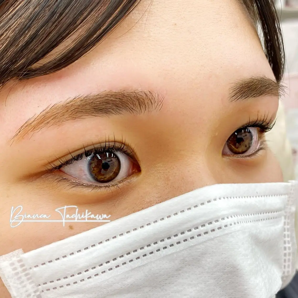 アイブロウ 眉毛ワックス脱毛 マツパ Bianca立川店 川村のマツエク・マツパデザイン