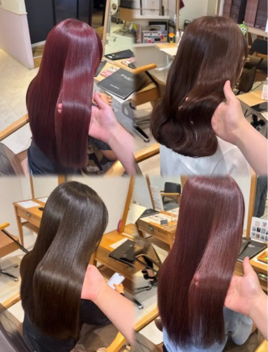 カット＋高彩度イルミナカラー🫧の写真