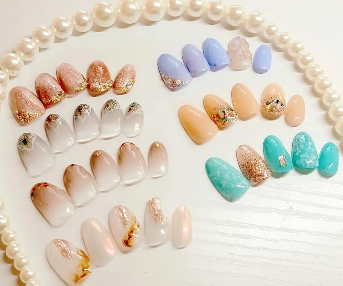 ネイル アートネイル 春ネイル ハンドネイル Micky nail chikushinoのその他イメージ