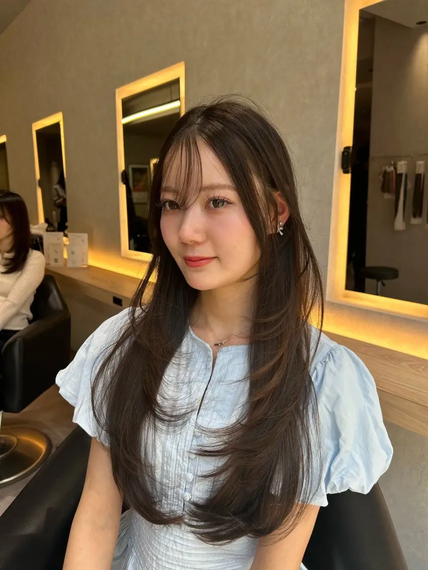 ロング 🌿‬髪質改善カラー 菊池梨麻🌿‬のヘアスタイル