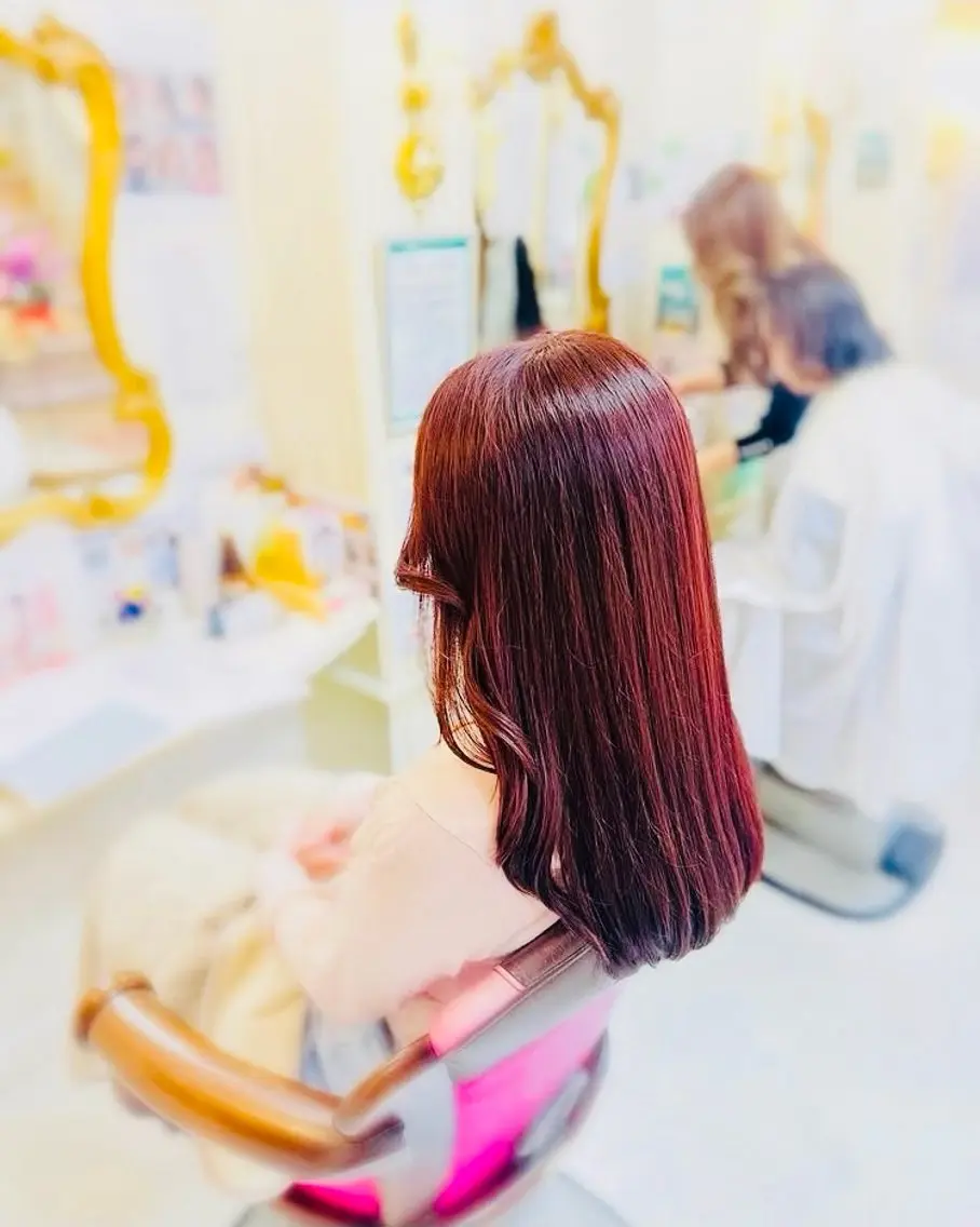 ロング 顔まわりレイヤー 顔周りカット レイヤーカット カット 菅沼 美咲のヘアスタイル