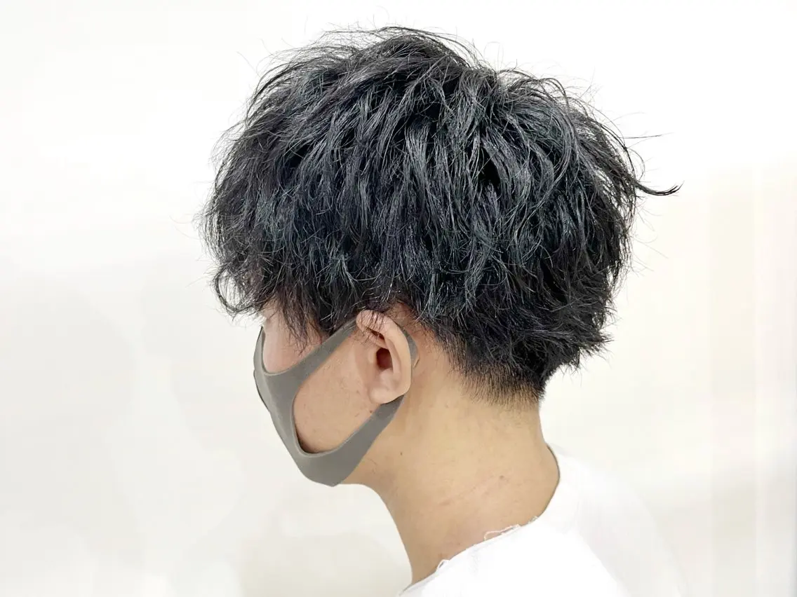 似合わせメンズカット+パーマの写真