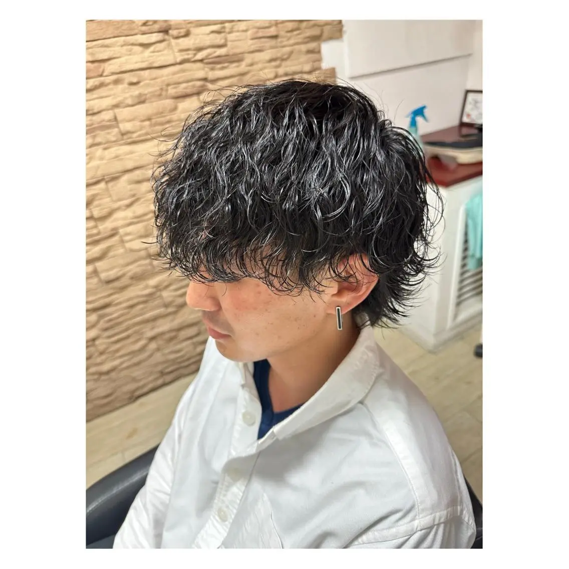 パーマ メンズ メンズパーマ カット パーマ トリートメント メンズパーマ 次元のヘアスタイル