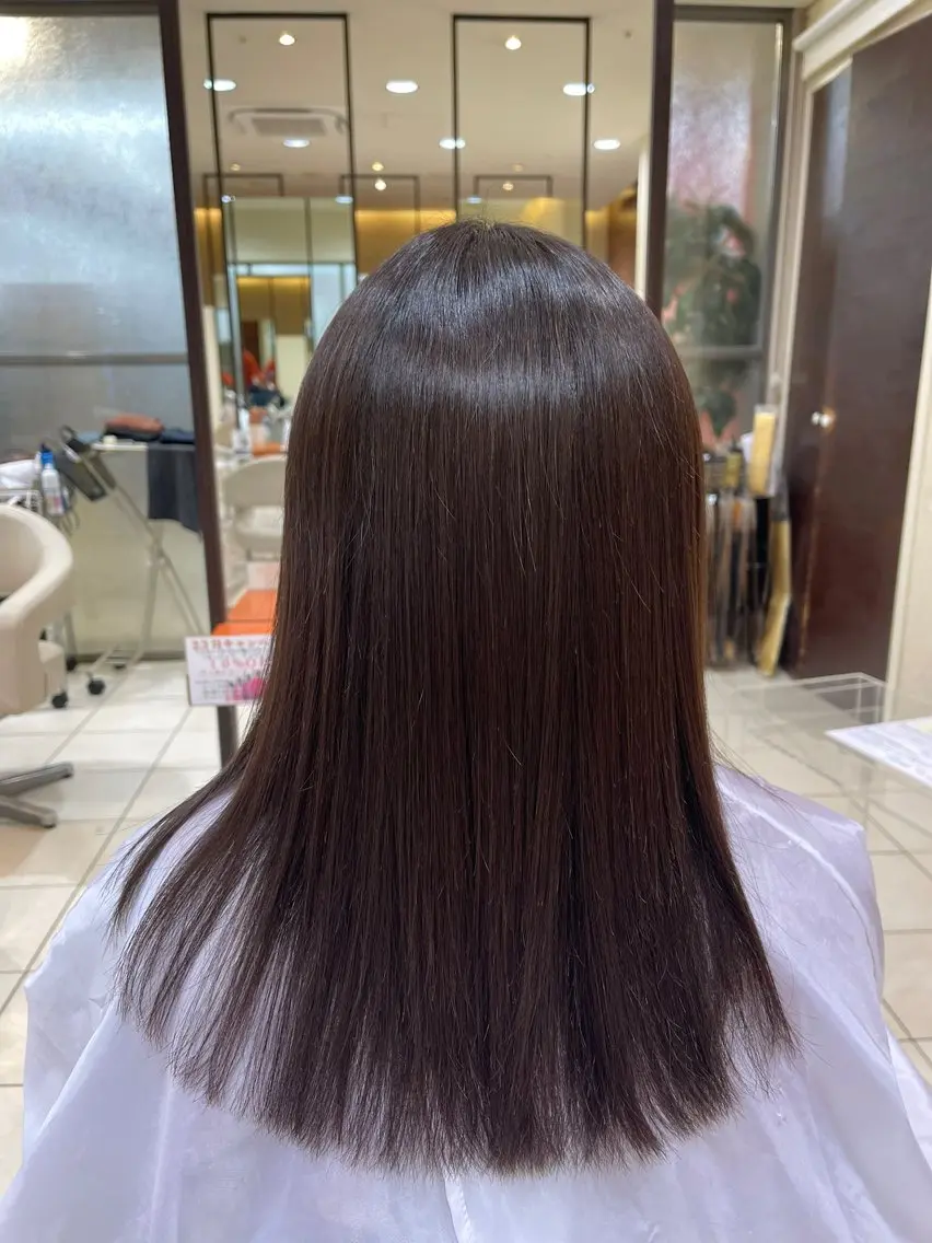 ロング 髪質改善 カネヒラ リョウスケのヘアスタイル