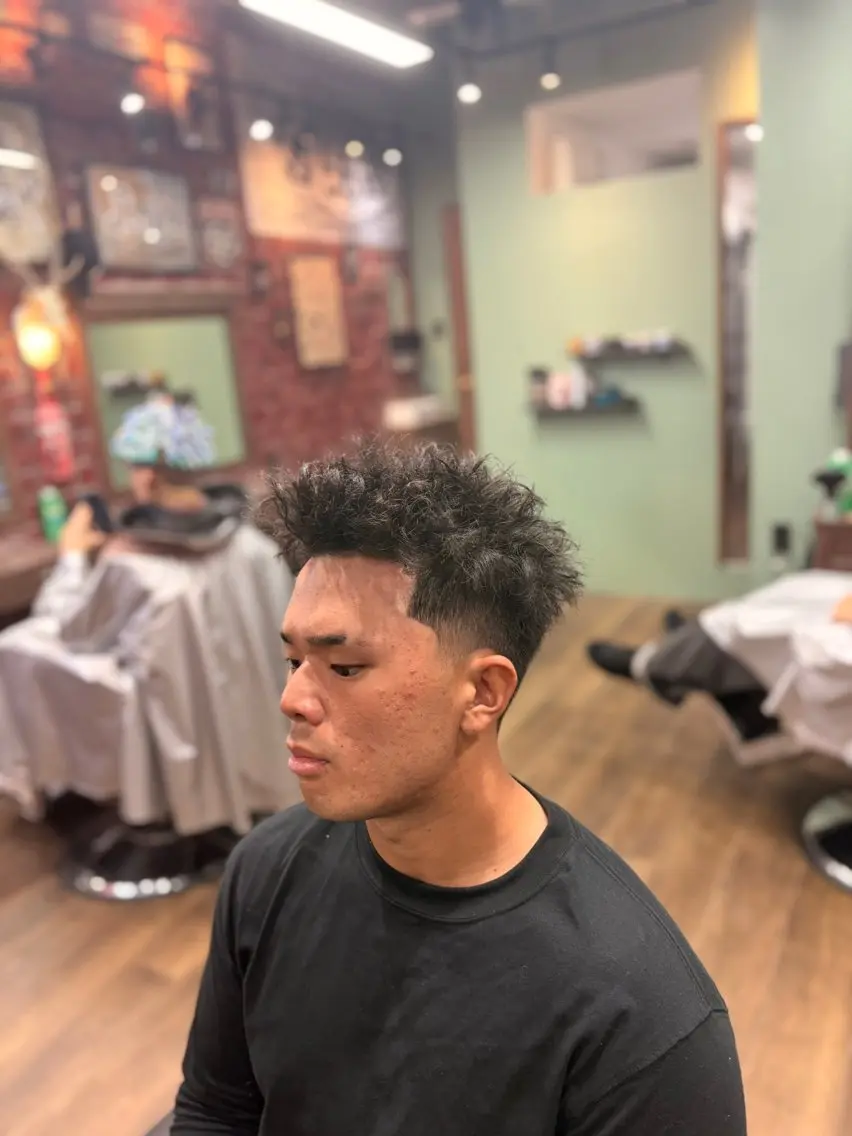 パーマ メンズ 森 将綺のヘアスタイル