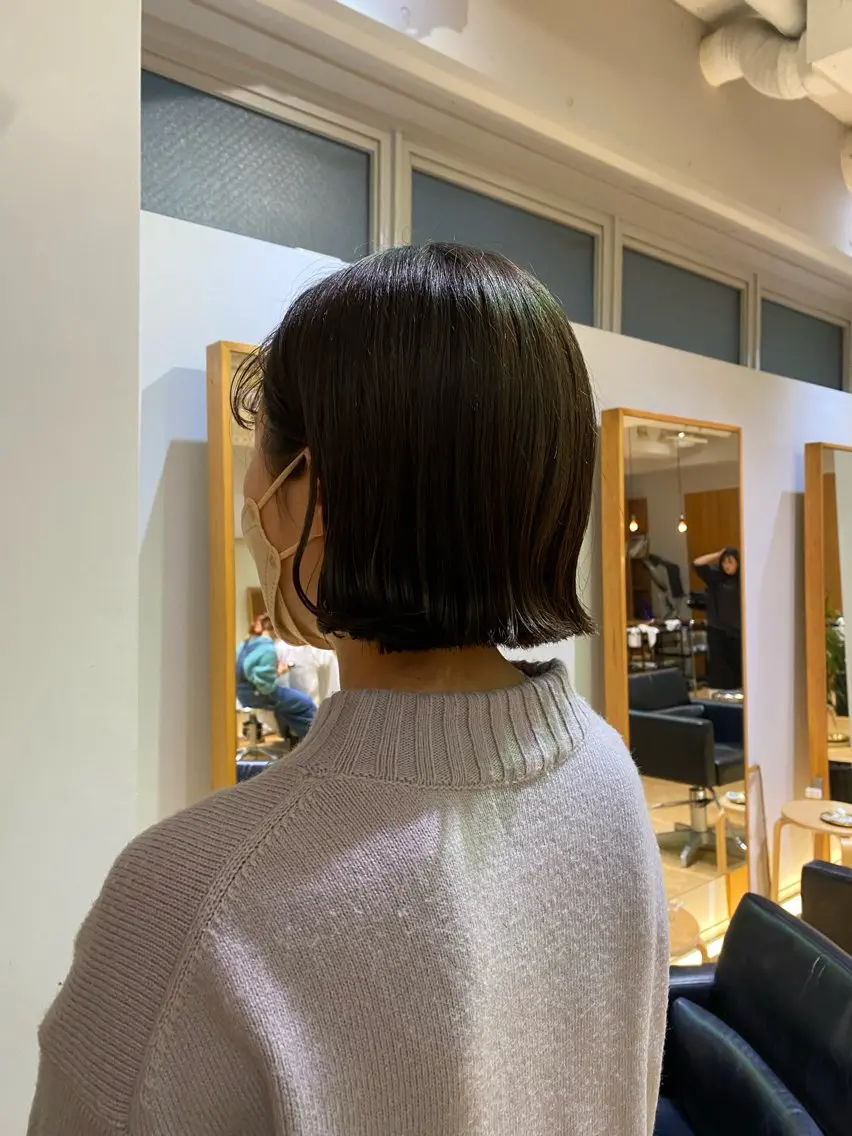 ショート カット トリートメント 大人可愛い♡コテ巻き パーマ🌼杉田 萌恵のヘアスタイル