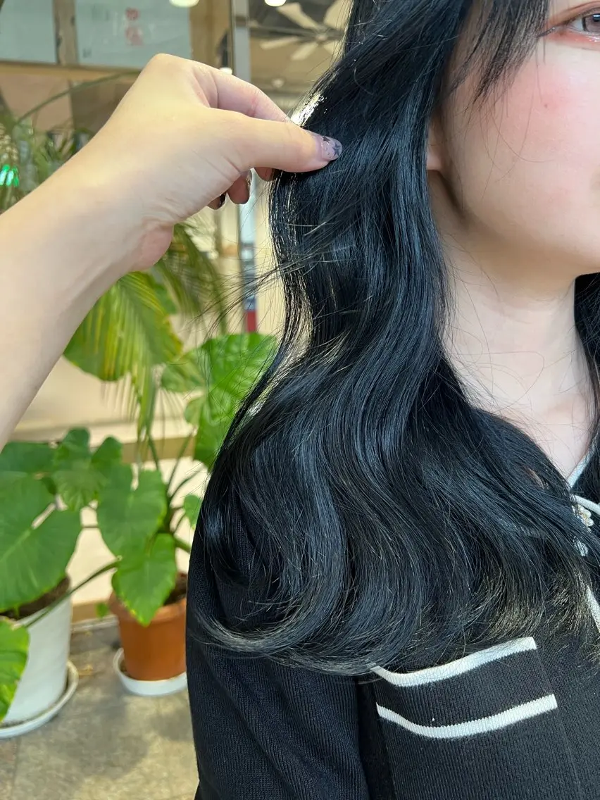 セミロング カラー ブリーチ ヘアカラー 透明感カラー/レイヤ ー/ MARIEのヘアスタイル