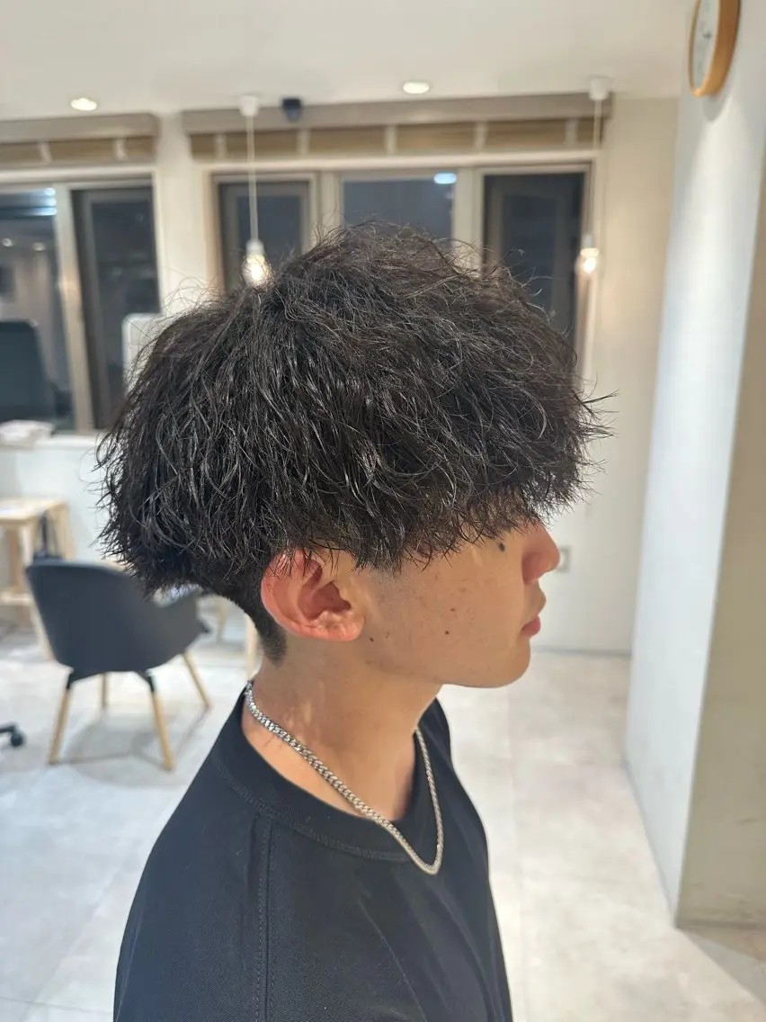 パーマ メンズ メンズパーマ カット パーマ トリートメント 【パーマの達人】 💎メンズ特化🔥徹のヘアスタイル
