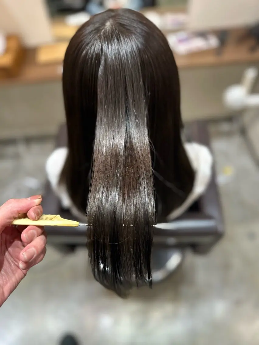 ロング パーマ カット 縮毛矯正 トリートメント 平日オススメ✨ コスパ&タイパ✨山下のヘアスタイル