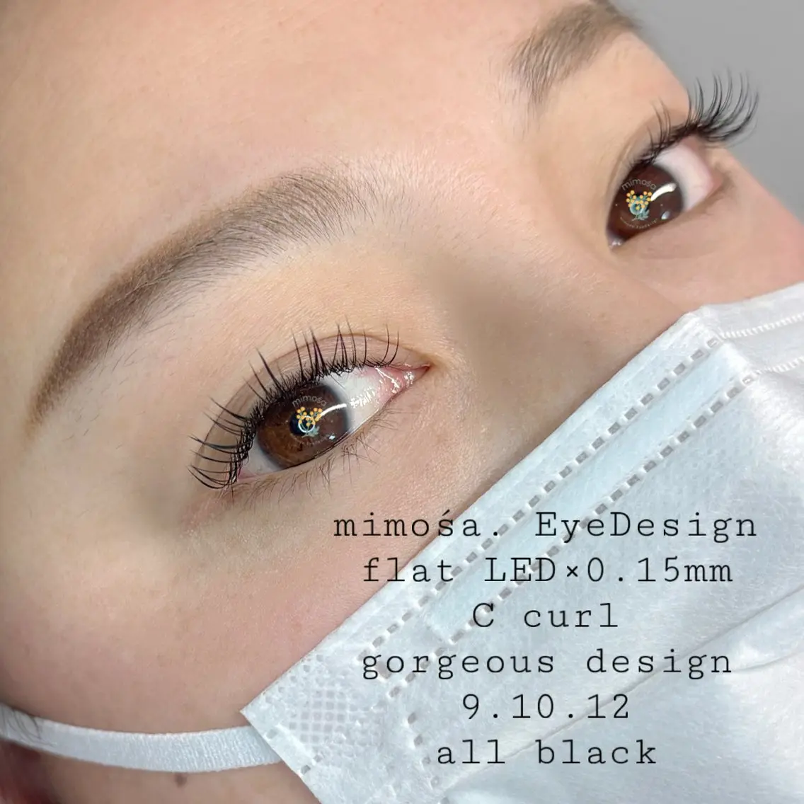 マツエク・マツパ マツエク mimośa. EyeDesignのマツエク・マツパデザイン