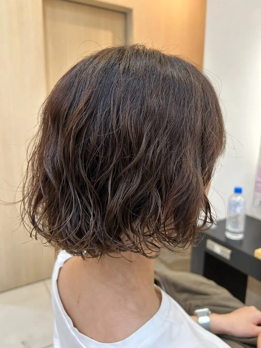 ショート パーマ カット パーマ トリートメント ヘッドスパ ヘアセット リリー /Men's/パーマのヘアスタイル