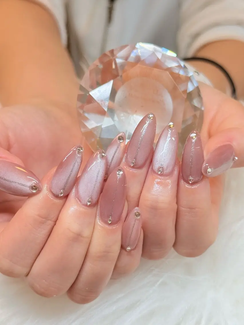 💅『長さ出し』1cm〜1.5cm ワンカラー🩵🩷 アート2本無料の写真