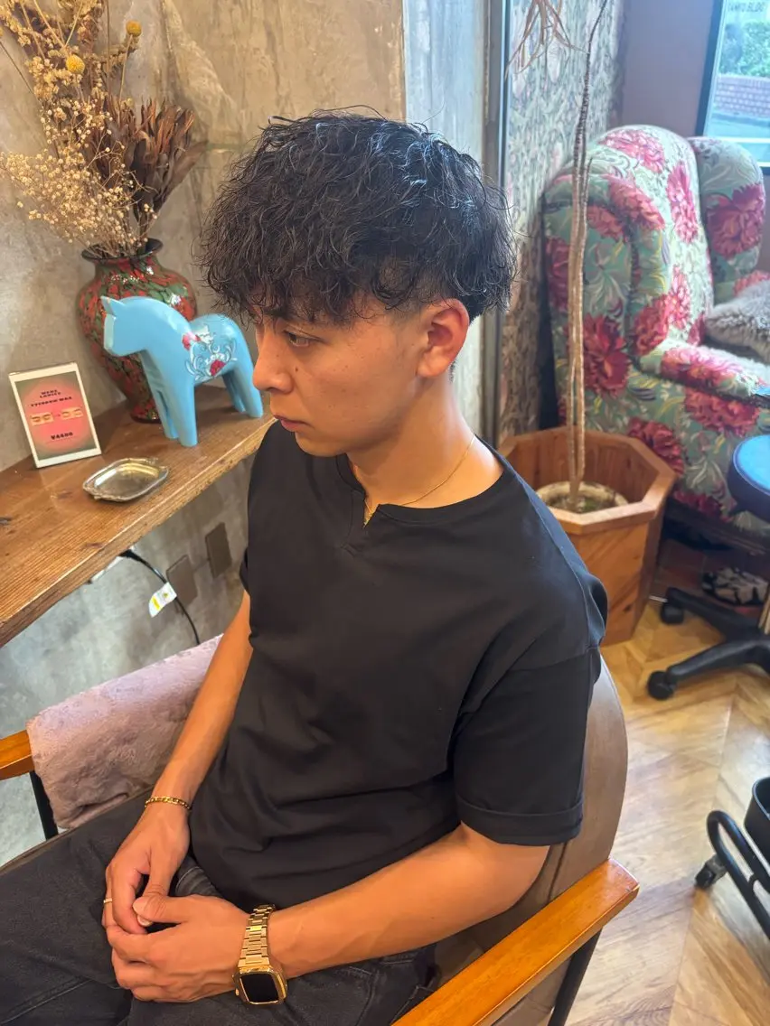 メンズ メンズパーマ アシスタント YASUTOのヘアスタイル