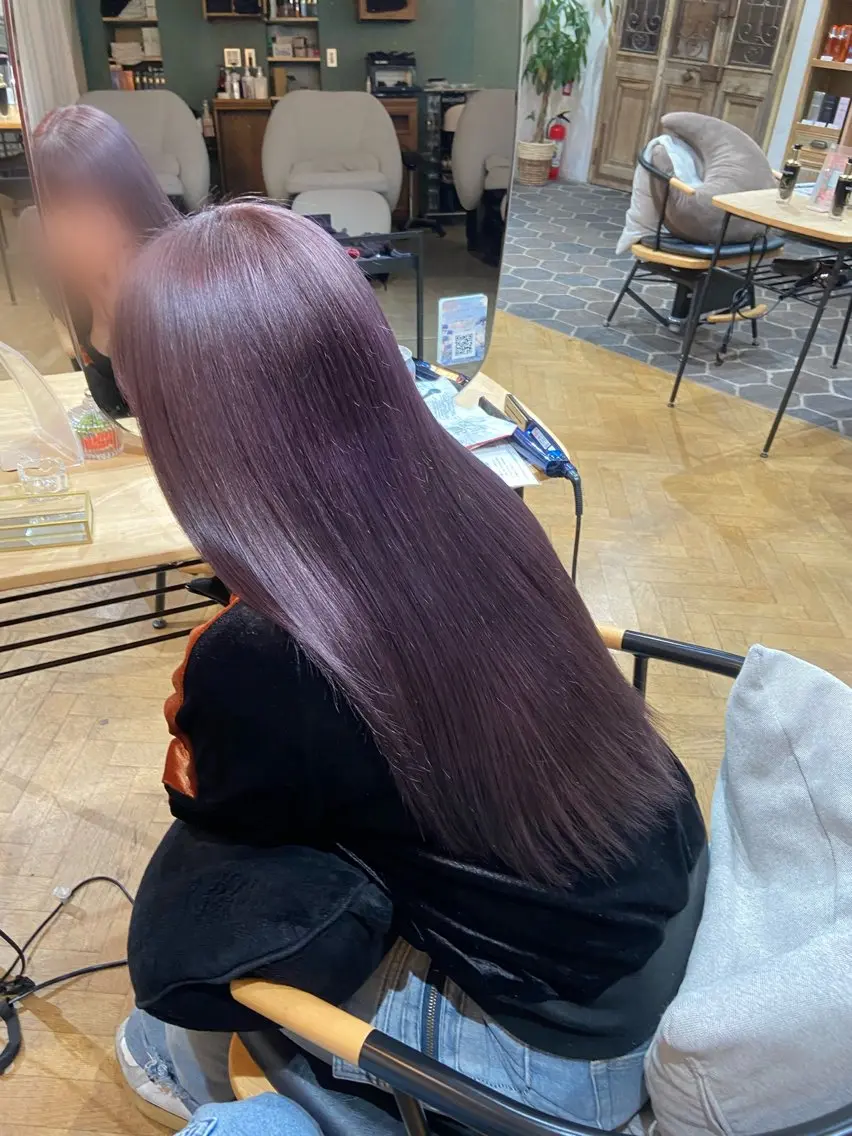 ロング カラー 暖色/暗髪カラー🎀 かのんのヘアスタイル