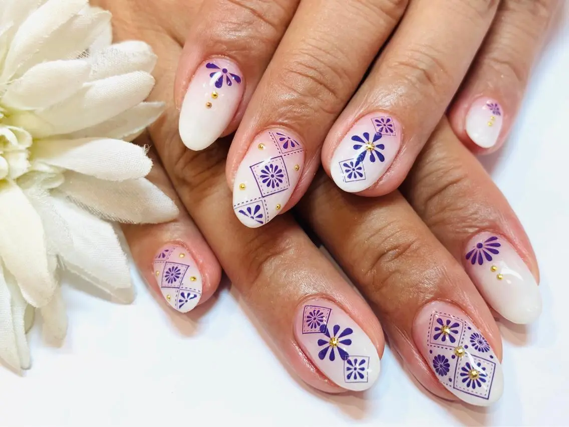ネイル 持ち込み f'bloom L’ecrinのネイルデザイン